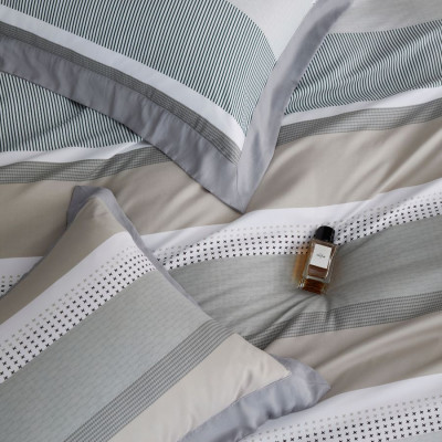 Bộ 5 món drap, áo gối NIN Tencel SELINA mát lạnh mẫu mới 2024 chất lụa tencel mềm mịn không kèm mền