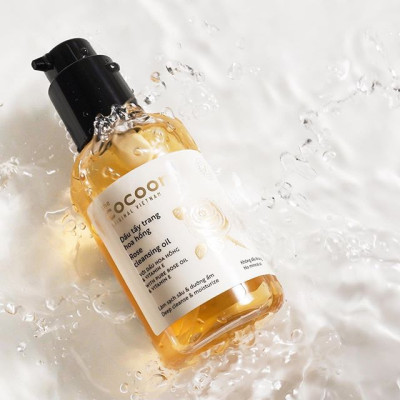Combo Gel hoa hồng rửa mặt Cocoon 140ml + Dầu tẩy trang hoa hồng Cocoon 140ml