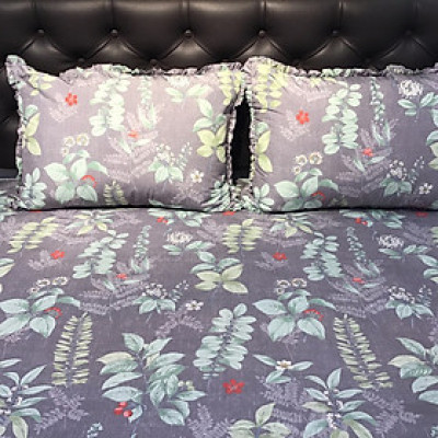 Bộ chăn ga Everon Mây 20205 ( ga chun + 2 vỏ gối + chăn hè )