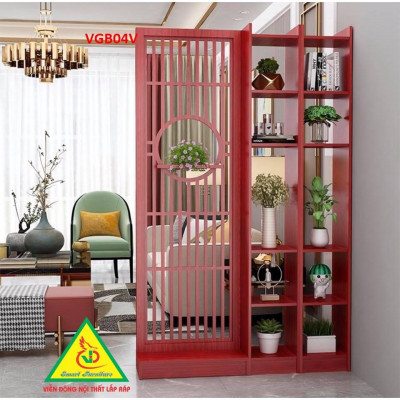 KỆ VÁCH NGĂN PHÒNG KHÁCH , NHÀ BẾP (1 VÁCH 2 KỆ) VGB01V