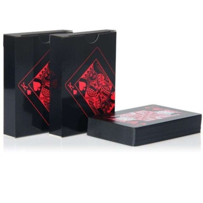 Bộ Bài Tây Poker Nền Đen Cao Cấp Chọn Màu – Bài Tây Nhựa PVC Chống Nước – Chính Hãng miDoctor