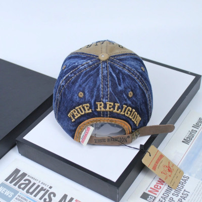 Nón nam, mũ lưỡi trai Ông Địa Religion phối vải jeans form đẹp thời trang đường phố