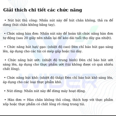 Máy Hút Chân Không ALIZZ Hoàn Toàn Tự Động Máy Đóng Gói Thực Phẩm Khử Trùng Bằng Tia Cực Tím Máy Niêm Phong Thực Phẩm Tặng Kèm 10 Túi Hút PaKaSa - Hàng chính hãng 