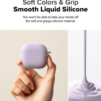 Vỏ ốp dành cho AirPods 4 RINGKE Silicone - Hàng Chính Hãng