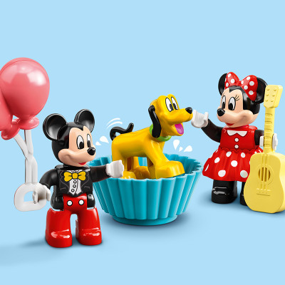 Đồ Chơi LEGO Duplo Đoàn Tàu Sinh Nhật Của Mickey & Minnie 10941  Cho Bé Trên 2 Tuổi