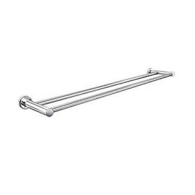 Treo khăn đôi nắp tròn (inox 304) TOVASHU 304-B7