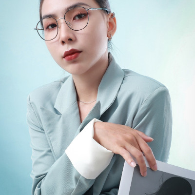Gọng kính hợp kim thời trang nam nữ siêu nhẹ siêu bền OURESS JT6701