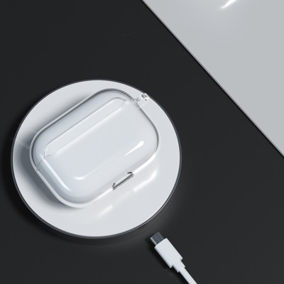 Vỏ Ốp Case Bảo Vệ TPU Trong Suốt Kai Cho AIRPODS Pro Kèm móc treo_ Hàng Chính Hãng