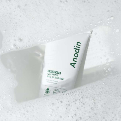 Gel rửa mặt sạch sâu dành cho da dầu mụn, nhạy cảm Ph 5.5 Anodin KavaKava Calming 150ml