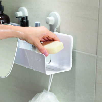 Joseph Joseph - Kệ đựng đồ nhà tắm có gương cao cấp EasyStore Large Shower Shelf with Removable Mirror 002874