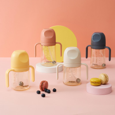 Bình Tập Uống Nước Cho Bé LocknLock Ppsu Straw Cup HAP914 280ml, HAP915 350ml, Hàng Chính Hãng - JoyMall