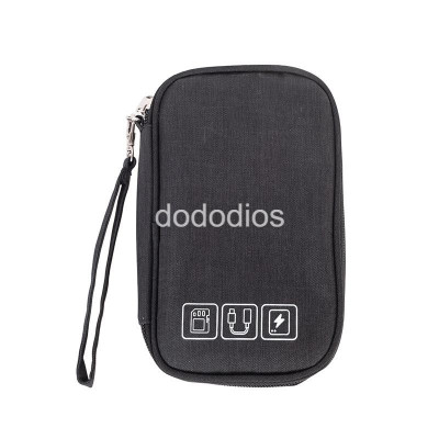 Túi phụ kiện công nghệ đựng pin sạc dự phòng, điện thoại, cáp sạc usb, tai nghe có quai cầm - Hàng chính hãng dododios