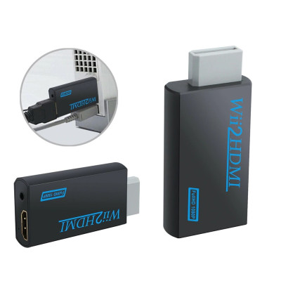 Hàng Chính Hãng - Bộ Chuyển Đổi Wii Sang HDMI 1080p - Cáp HDMI, Plug & Play, Hỗ trợ tất cả các chế độ hiển thị WII (NTSC, PAL 480i, 480p, 576i),Độ phân giải đầu ra 720P hoặc 1080P, Kích thước nhỏ gọn, tiện lợi  - ROGTZ