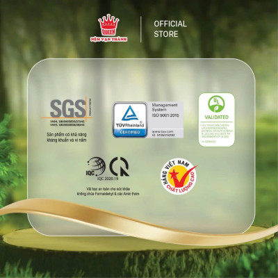 Nệm cao su gấp 3 Vạn Thành Venus Êm Ái , Bảo Hành 5 Năm