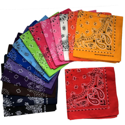 Bộ sưu tập khăn vuông cotton bandana turban XO Vintage BDN01 54x54cm - BDN01.6 Nâu đậm