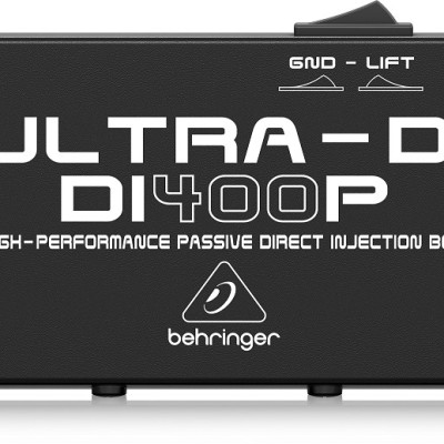 Hộp xử lý tín hiệu Behringer DI400P - High-Performance Passive DI-Box- Hàng Chính Hãng