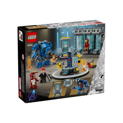 Đồ Chơi Lắp Ráp Bộ Sưu Tập Chiến Giáp Iron Man LEGO SUPERHEROES 76315 (384 chi tiết)