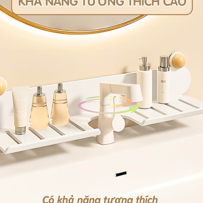 Kệ phòng tắm đa năng Dola Home treo tường kệ để đồ trong nhà tắm, bồn rửa tay, kệ rửa chén tiện lợi