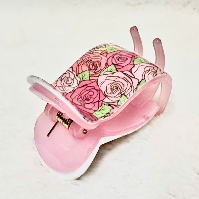 Kẹp tóc càng cua thiết kế mới đầu tròn đơn giản thời trang - Kẹp tóc 2 lớp rất chắc chắn ( nhựa tốt )