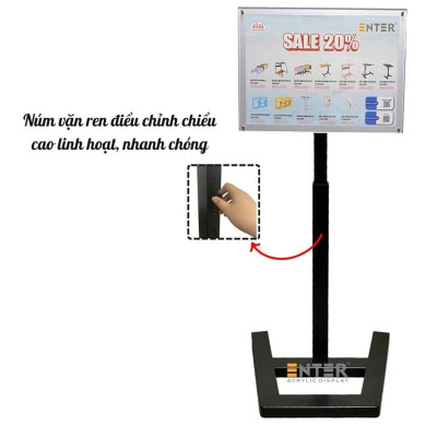 Standee Enter TD102 40x60cm