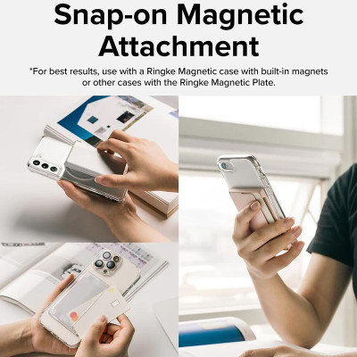Ngăn Đựng Thẻ RINGKE Magnetic SIDE Slot Card Holder - Hàng Chính Hãng