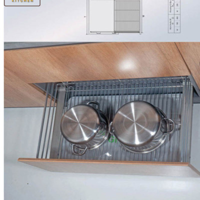 Giá xoong nồi tủ dưới inox sơn Nano bảo hành 10 năm không han gỉ thương hiệu Grob