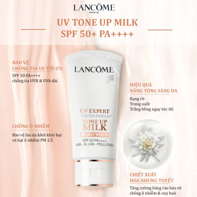 Kem Chống Nắng LANCOME Uvex 2019 Tone Up Milk Spf50 30Ml