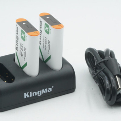 Combo 2 pin 1 sạc ba Kingma for Sony NP-BX1 - Hàng chính hãng