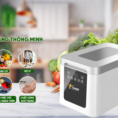 Máy khử khuẩn thực phẩm, rửa thực phẩm đa năng Tahawa COH15-C6B- Hàng chính hãng - Bảo Hành 2 Năm