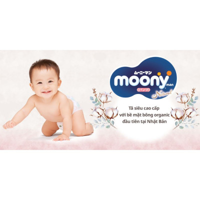 Tã Quần Moony Natural Bông Organic XL32 (32 Miếng)