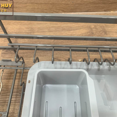 Giá bát đĩa tủ dưới inox sơn Nano bảo hành 10 năm không han gỉ thương hiệu Grob