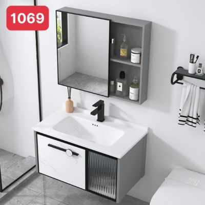 Bộ tủ chậu kệ gương Lavabo Juno Sofa ngang 70/80 x 47 cm CT-LV1069