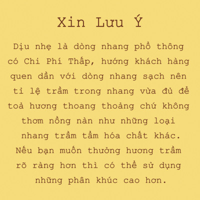 Nhang Nụ Trầm Hương, Loại Dịu Nhẹ, Nhang Sạch Thuần Thiên Nhiên