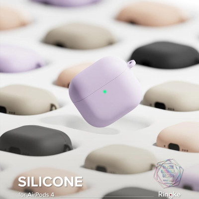 Vỏ ốp dành cho AirPods 4 RINGKE Silicone - Hàng Chính Hãng