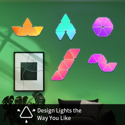 Yeelight Smart Light Panels Starter Kit 6P - Đèn LED RGB lắp ghép cao cấp thông minh - Hàng Chính Hãng