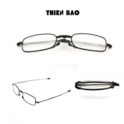 Kính lão thị, viễn thị Nam nữ gọn nhẹ KVN44 tròng Nhật bản gọng rút chuẩn độ cao cấp mini