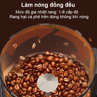 Máy rang hạt cà phê công nghệ gia nhiệt không khí chuyên nghiệp Cafemasy CCR-305D cao cấp - Hàng Chính Hãng