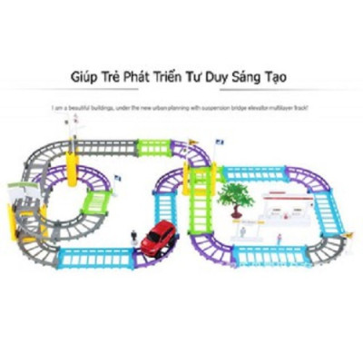 Đồ chơi lắp ráp đường ray xe ô tô cho bé từ 3 tuổi trở lên