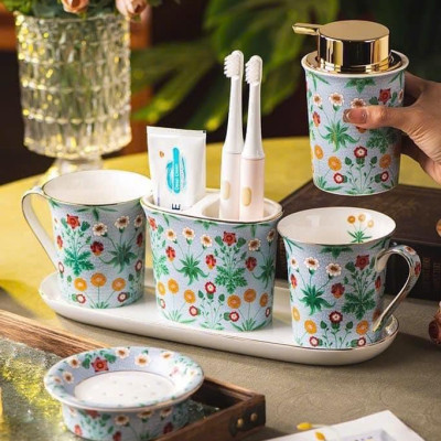 Bộ dụng cụ nhà tắm Magrace Paris full 6 món Hàng chính hãng