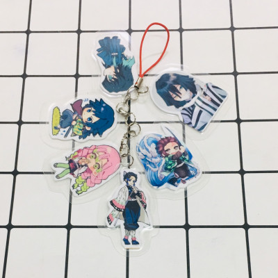 5 Dây móc chùm Kimetsu no Yaiba chibi tổng 30 miếng