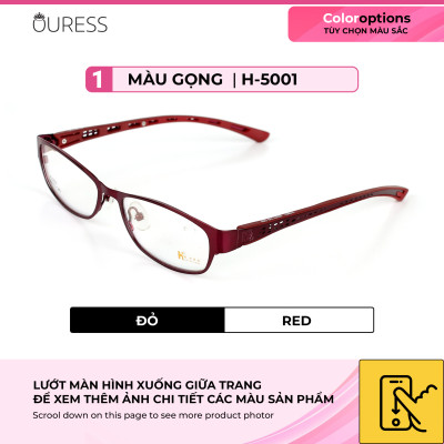 GỌNG KÍNH HỢP KIM SIÊU NHẸ HỢP THỜI TRANG – HÀNG CHÍNH HÃNG H5001