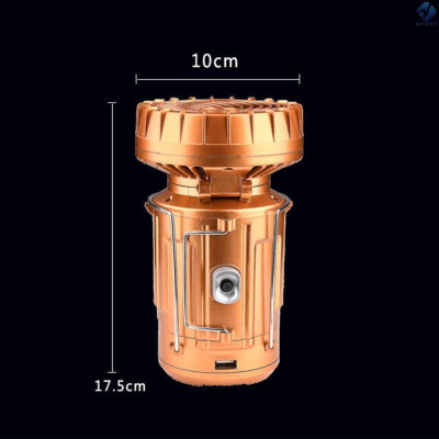 Đèn Led Măng Xông 9299 Có Quạt Dùng Pin Sạc Và Năng Lượng Mặt Trời