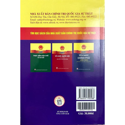 Sách - Luật Hoạt Động Giám Sát Của Quốc Hội Và Hội Đồng Nhân Dân (Hiện Hành) (Sửa Đổi Năm 2023) - NXB Chính Trị Quốc Gia