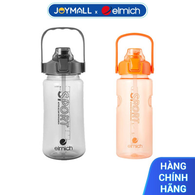 Bình nước nhựa Elmich EL8360 1.1L và 1.5L EL8361, Hàng chính hãng, mở nắp một chạm - JoyMall