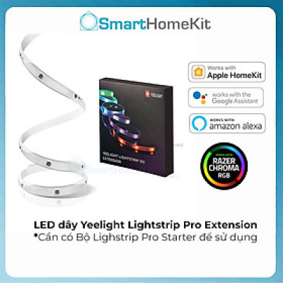[NEW 2022 PRO VERSION] ĐÈN LED DÂY THÔNG MINH XIAOMI YEELIGHT LIGHTSTRIP PRO –  Hỗ trợ Apple Homekit – Hàng Nhập Khẩu Chính Hãng