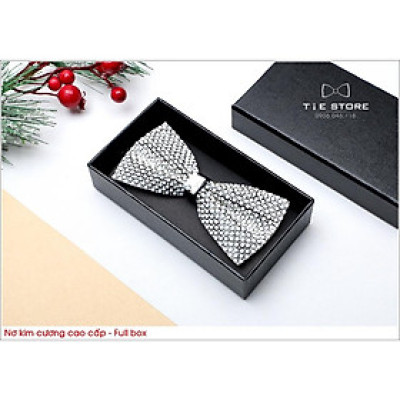 NHIỀU MẪU Nơ Đeo Cổ Nam Chú Rể Nơ Kim Cương Cao Cấp, Nơ Nam Đẹp, Nơ MC Ca Sỹ -  Full box