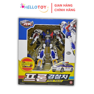 Đồ Chơi Mô Hình Lắp Ráp Xe Hơi Biến Hình Cỡ Lớn HELLO CARBOT Fron Police