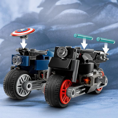 Đồ Chơi Lắp Ráp Cuộc Rượt Đuổi Captain America & Black Widow LEGO SUPERHEROES 76260