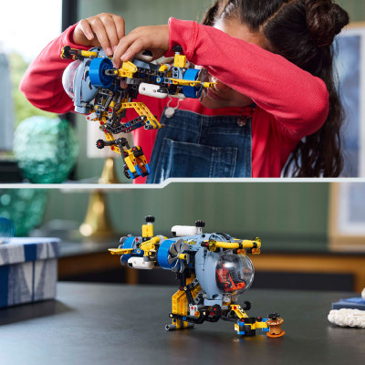 LEGO TECHNIC 42201 Đồ Chơi Lắp Ráp Tàu Ngầm Nghiên Cứu Biển Sâu (413 chi tiết)