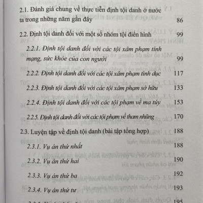 Định Tội Danh và Quyết Định Hình Phạt 